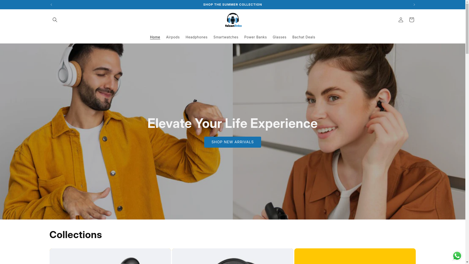 website screenshot of https://faizanlinks.com.pk/