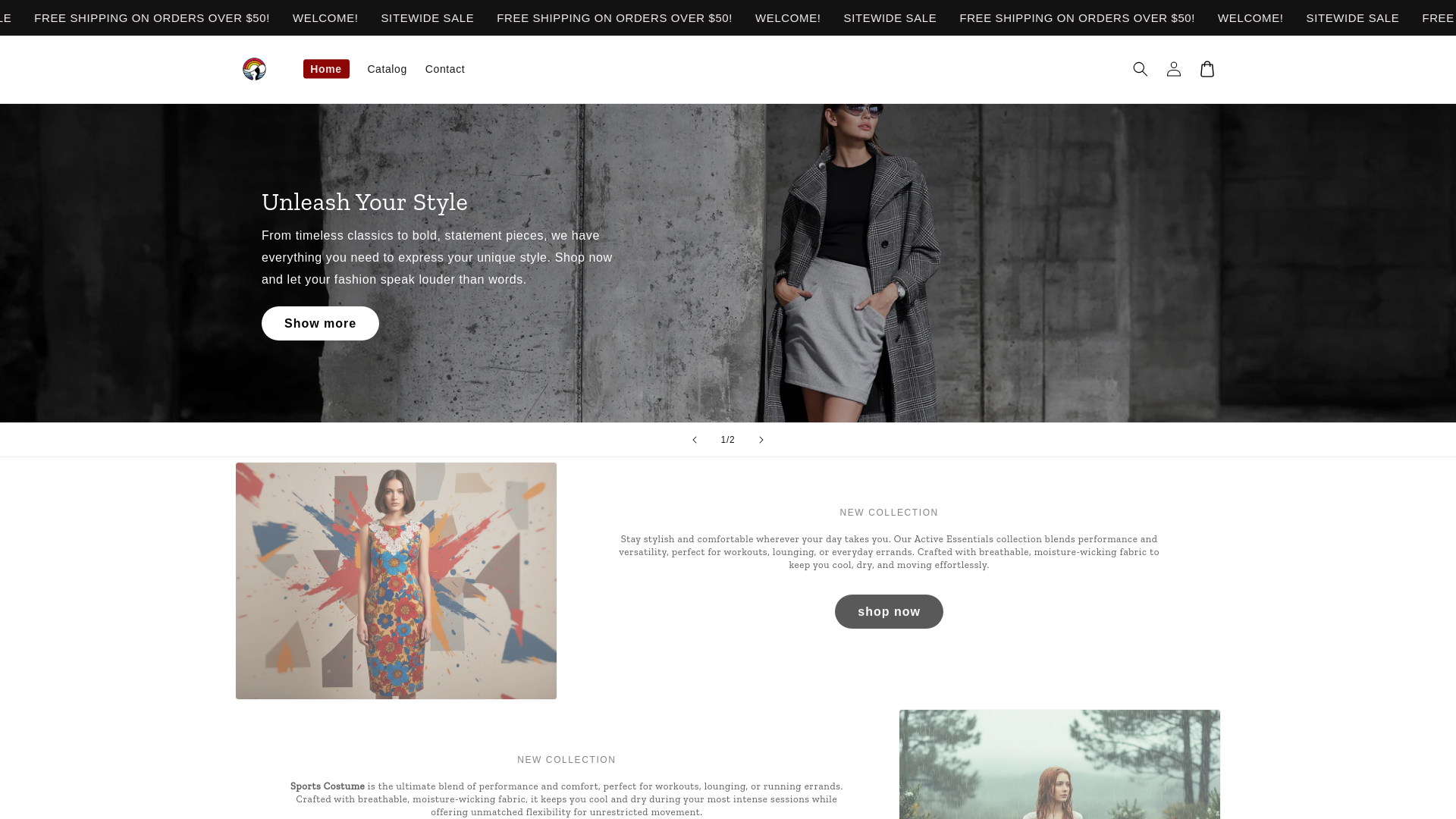 website screenshot of https://stylesavvyshop.ca/