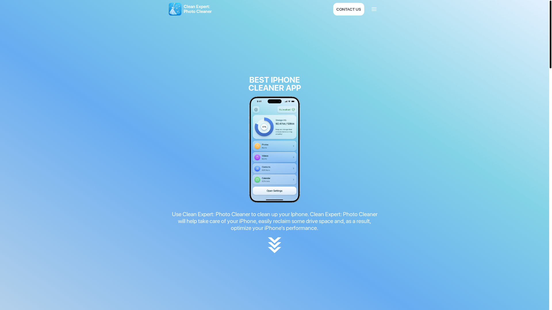 website screenshot of https://clean-expert.pages.dev/