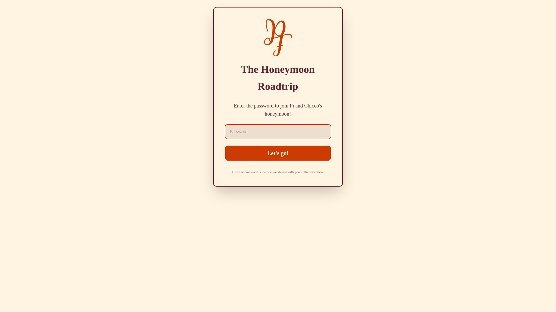 website screenshot of https://piandchicco.wedding/