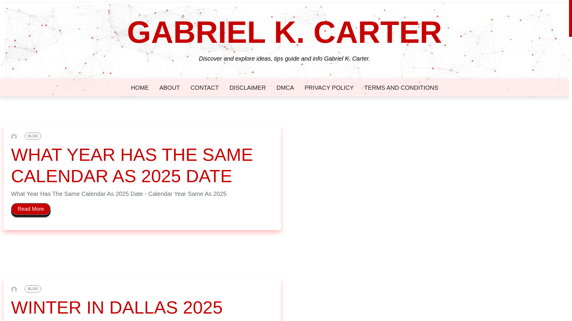 website screenshot of https://gabrielkcarter.pages.dev/