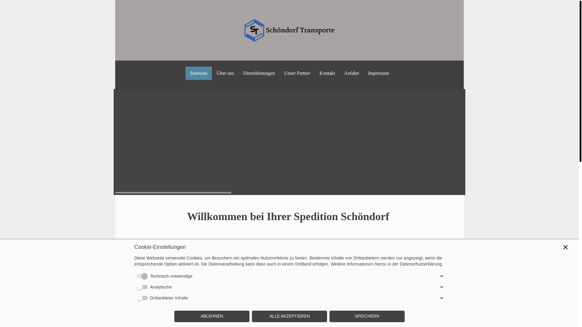 website screenshot of https://jps-logistik.de/