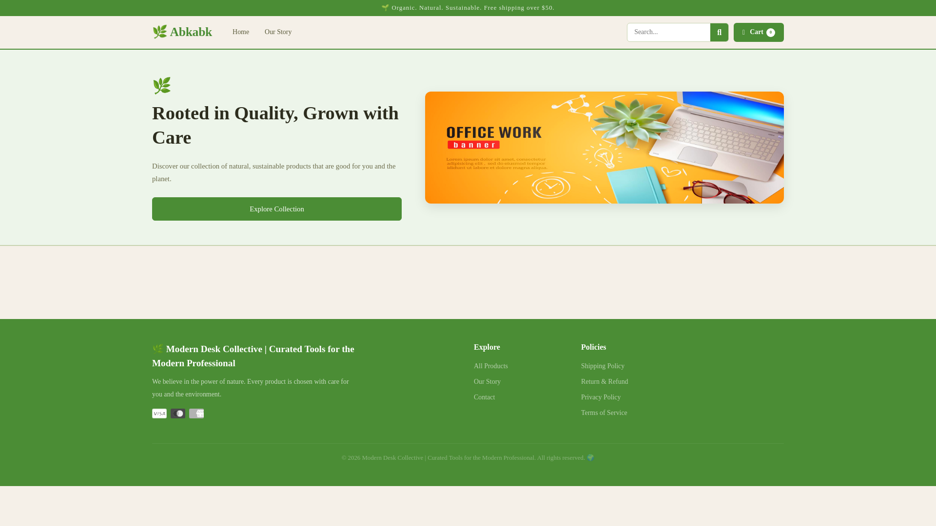 website screenshot of https://abkabk.shop/