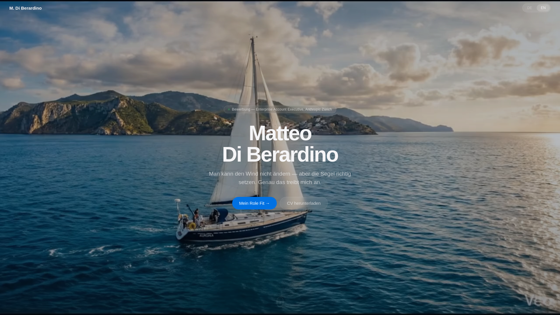 website screenshot of https://matteodiberardino.me/