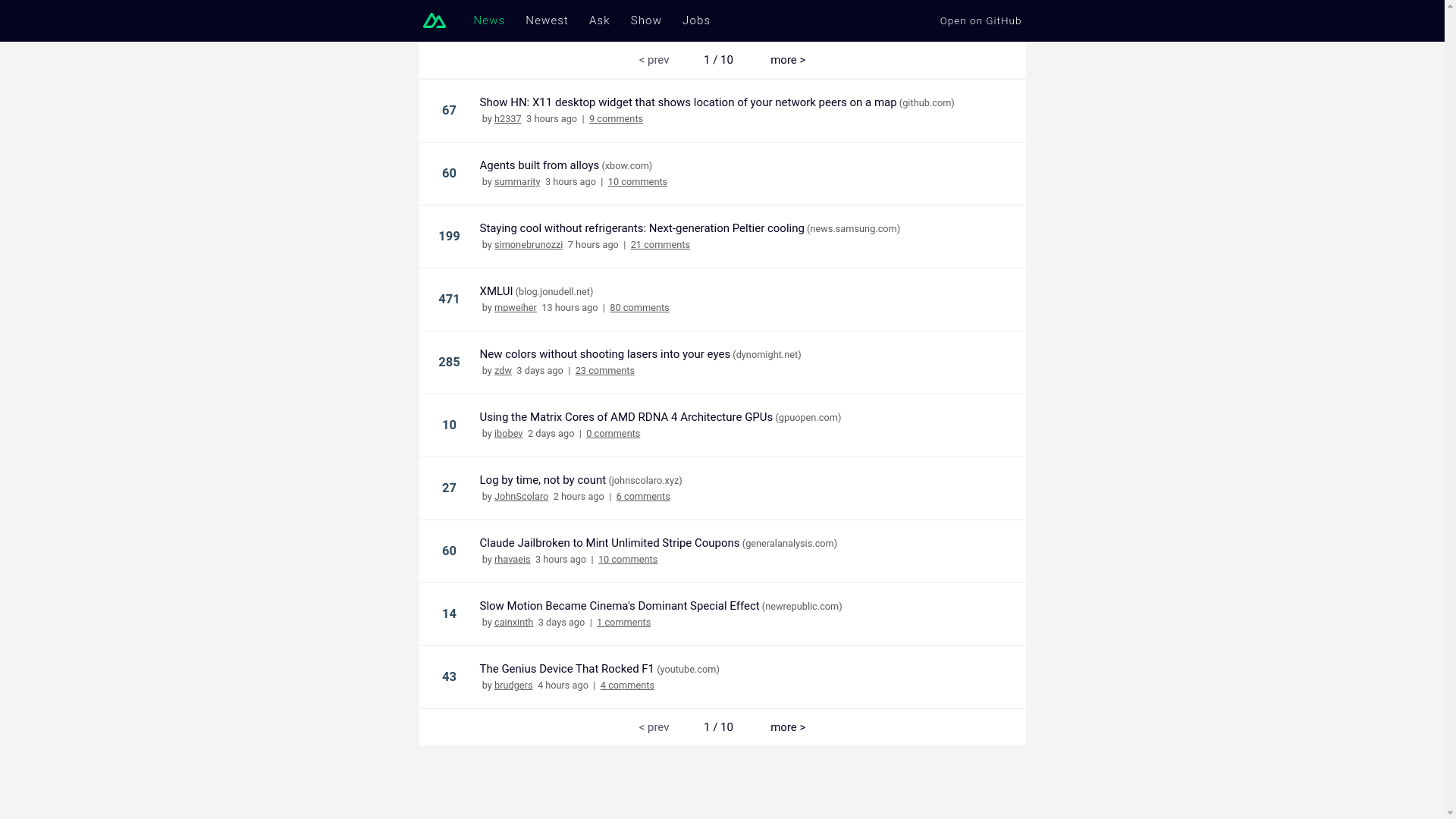 website screenshot of https://hackernews-40s.pages.dev/