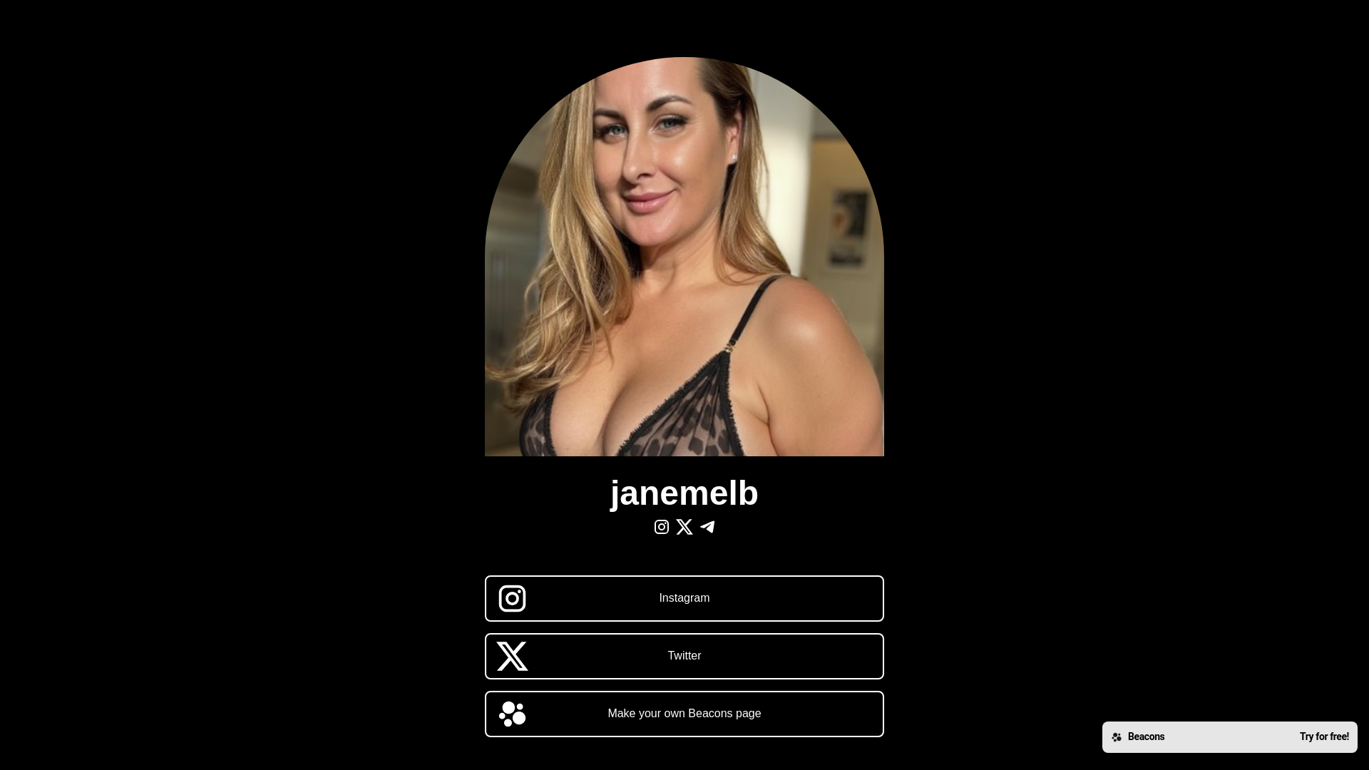 website screenshot of https://janemelb.com/
