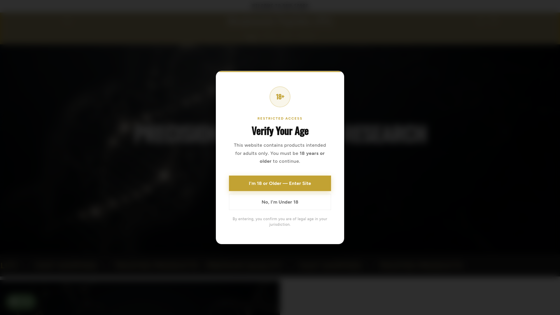 website screenshot of https://meadowvalepeptides.ca/