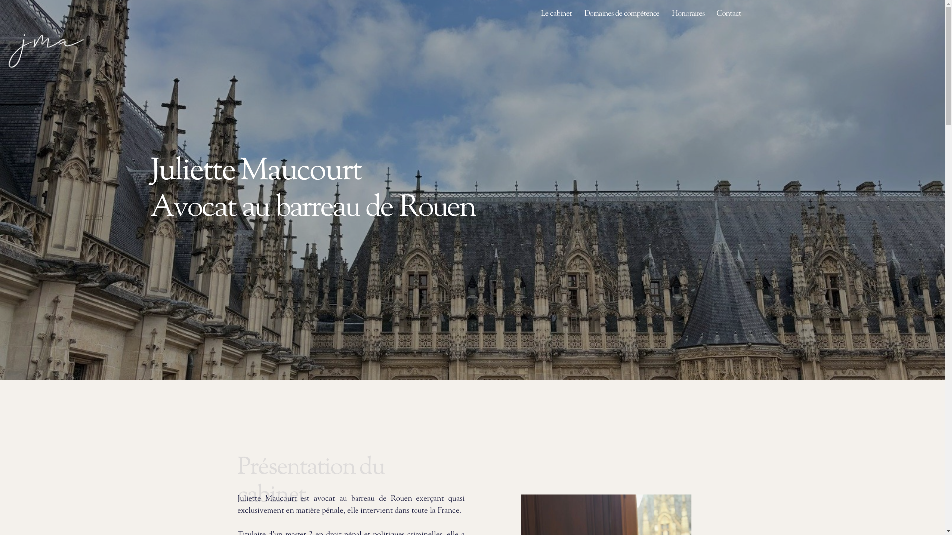 website screenshot of https://jmaucourt-avocat.com/