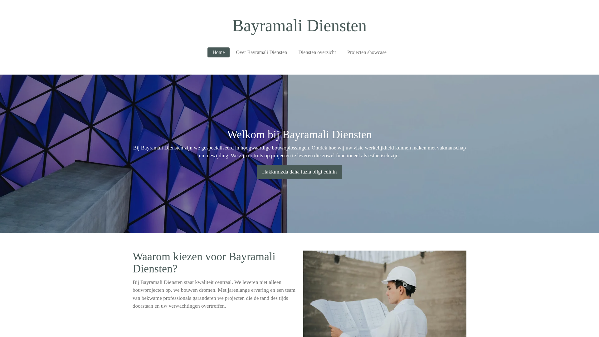 website screenshot of https://bayramalidiensten.nl/
