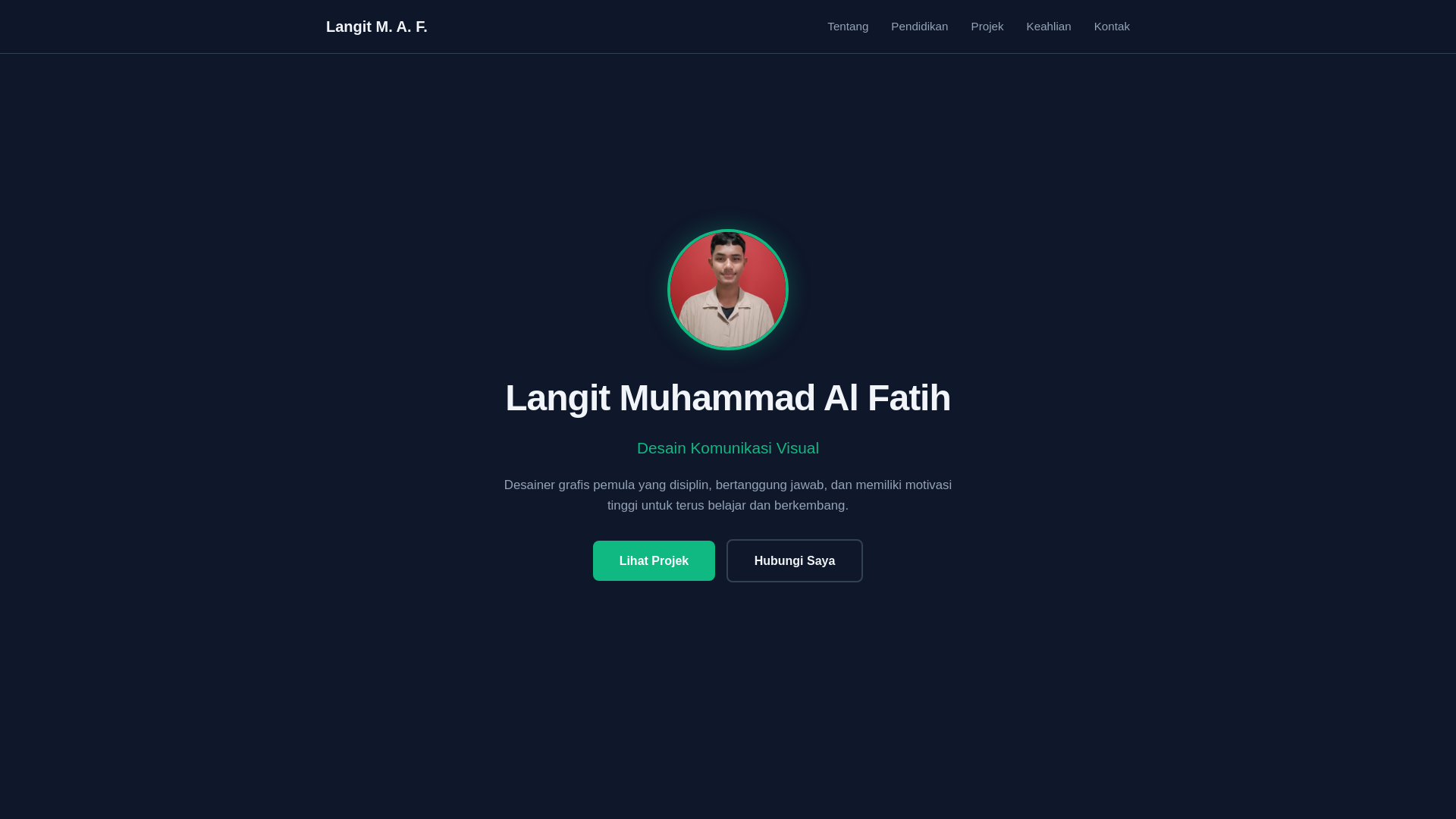website screenshot of https://langitdkv.my.id/