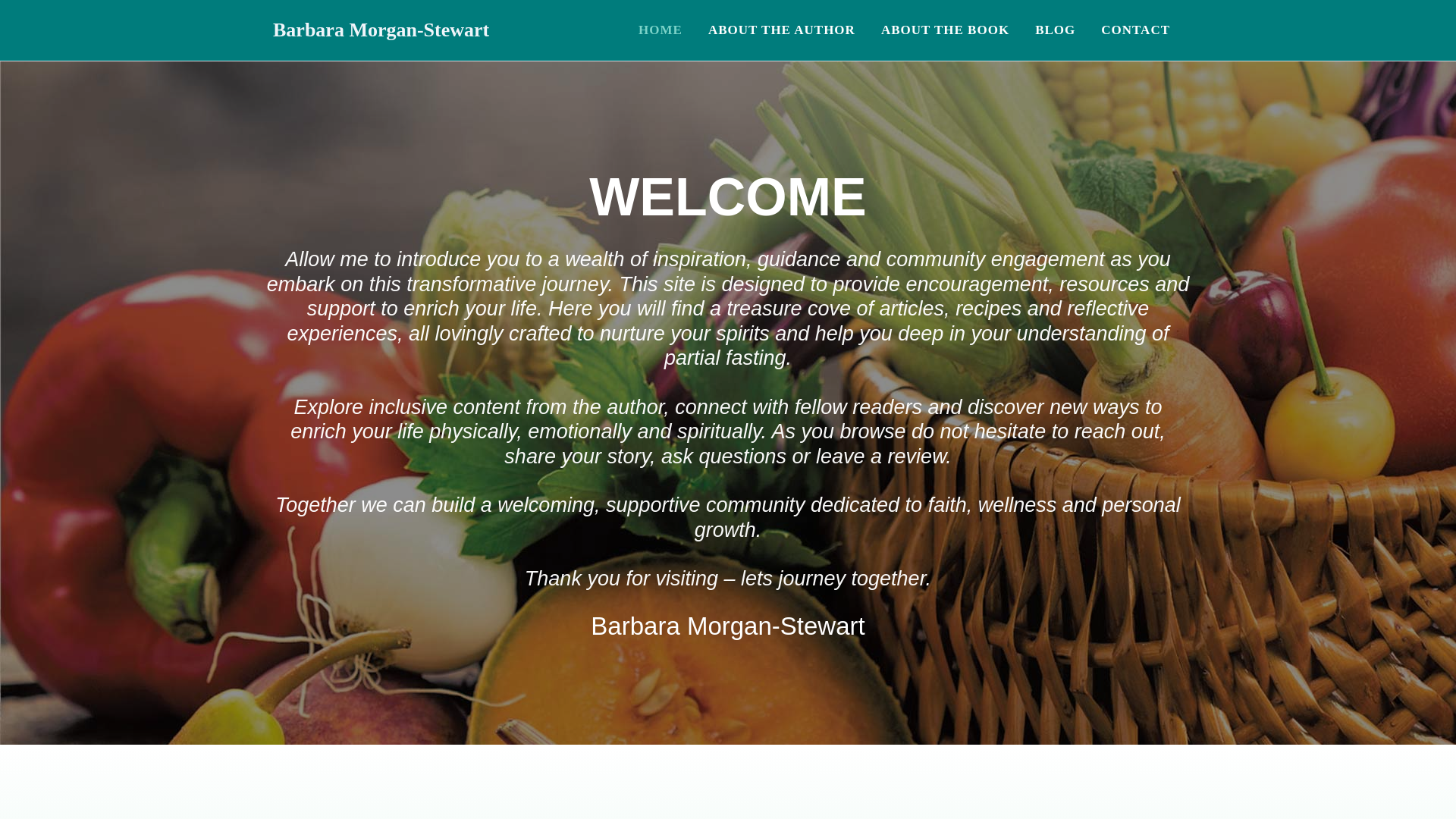 website screenshot of https://barbaramorganstewartauthor.com/