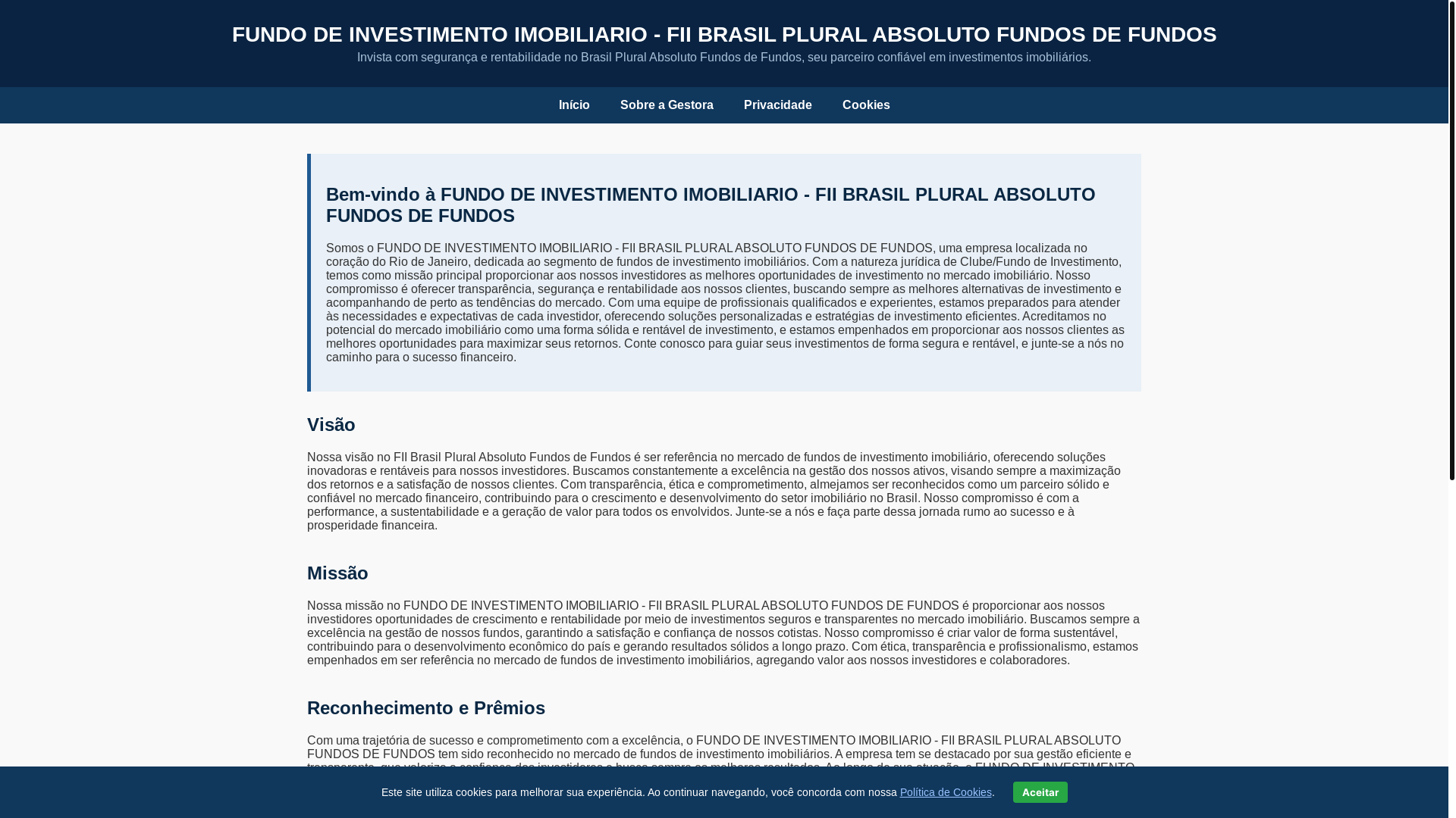 website screenshot of https://fiiinvestbrasilplural.fun/