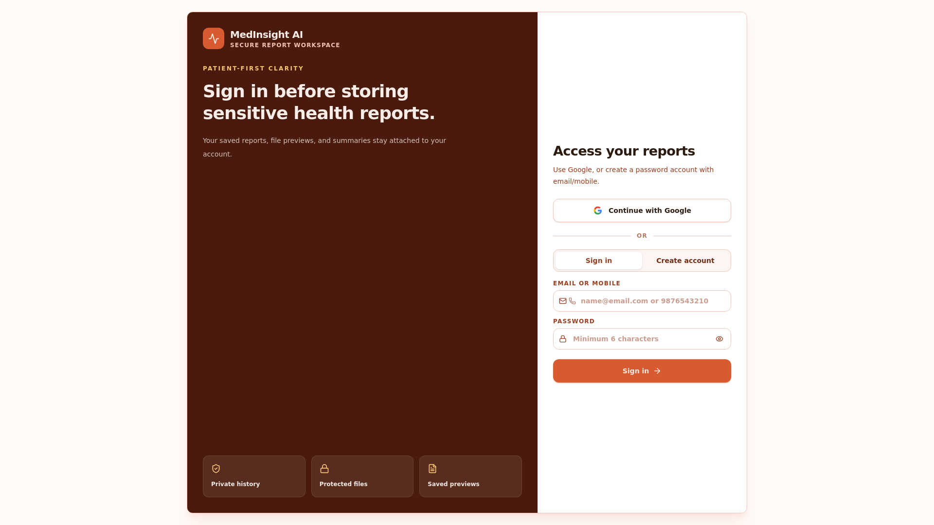 website screenshot of https://medical-report-simplifier.pages.dev/