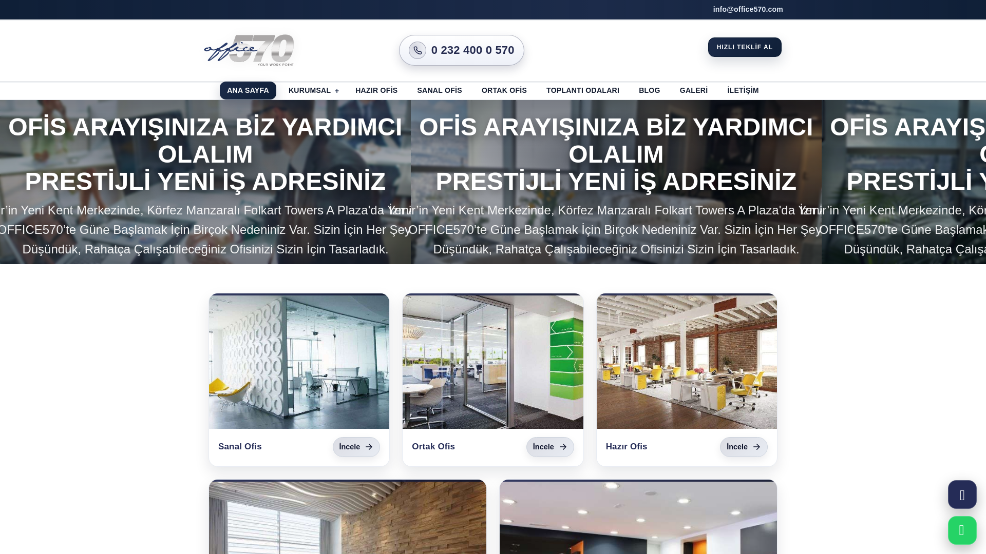 website screenshot of https://sanalofisdesk.com/
