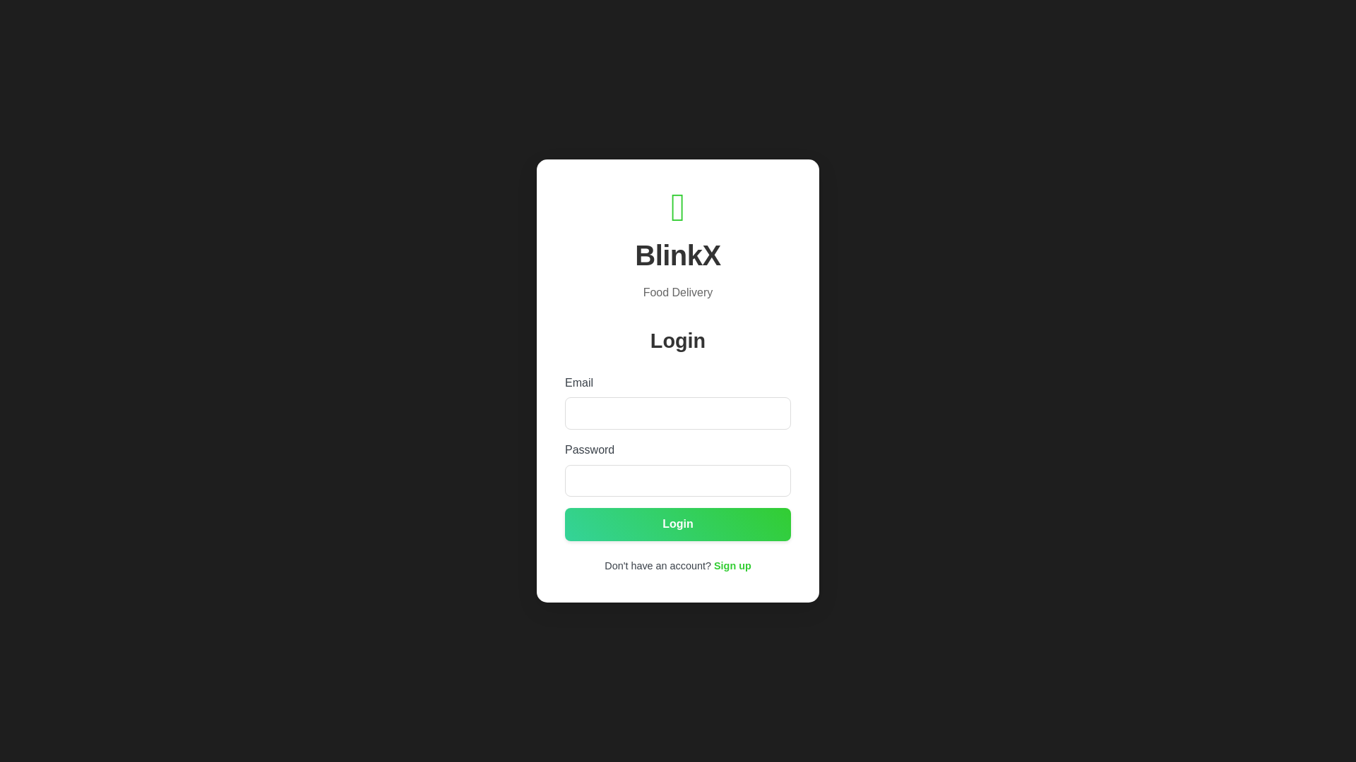 website screenshot of https://blinkxrestuarant.com.ng/