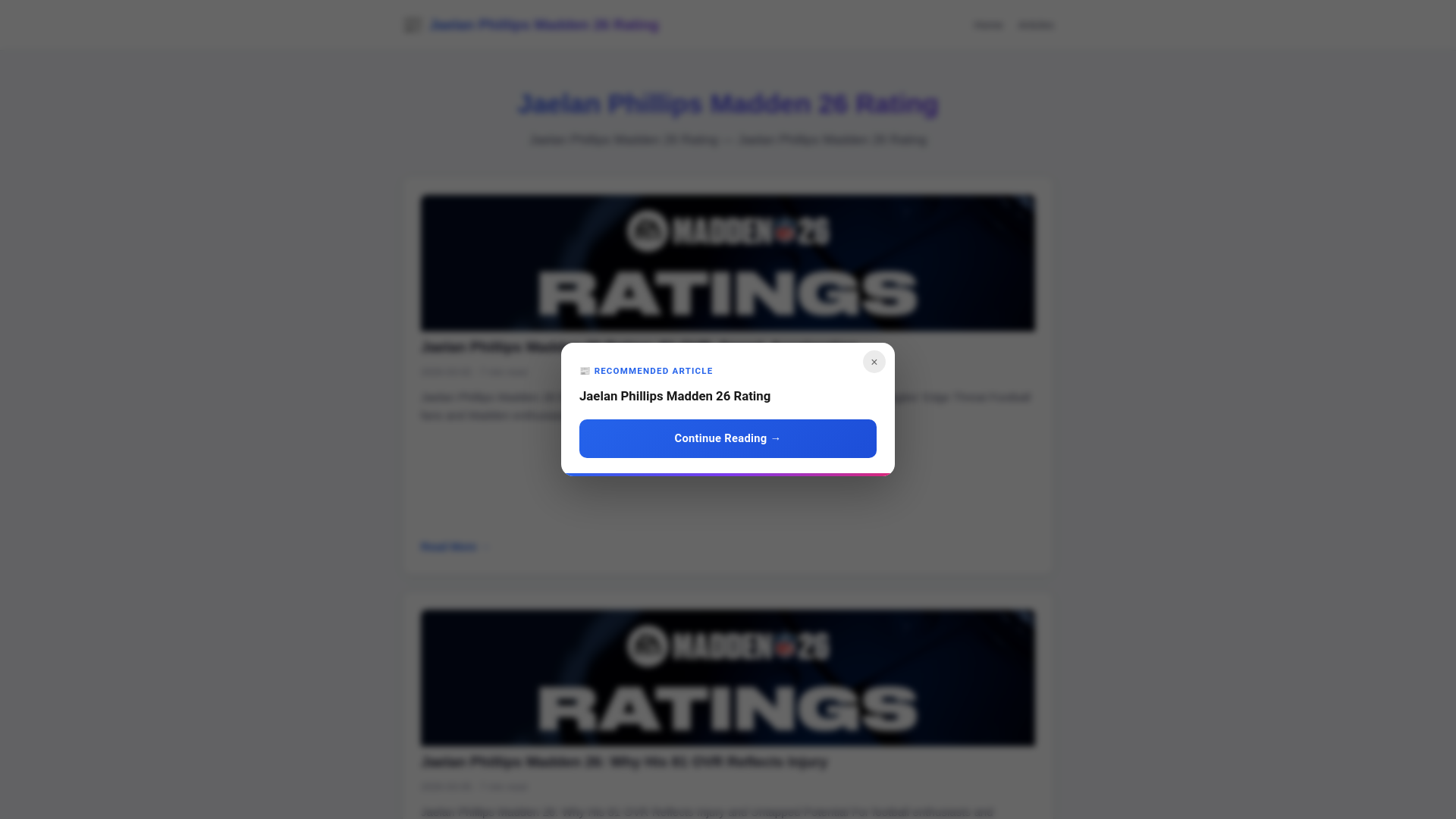 website screenshot of https://jaelan-phillips-madden-26-rating.pages.dev/