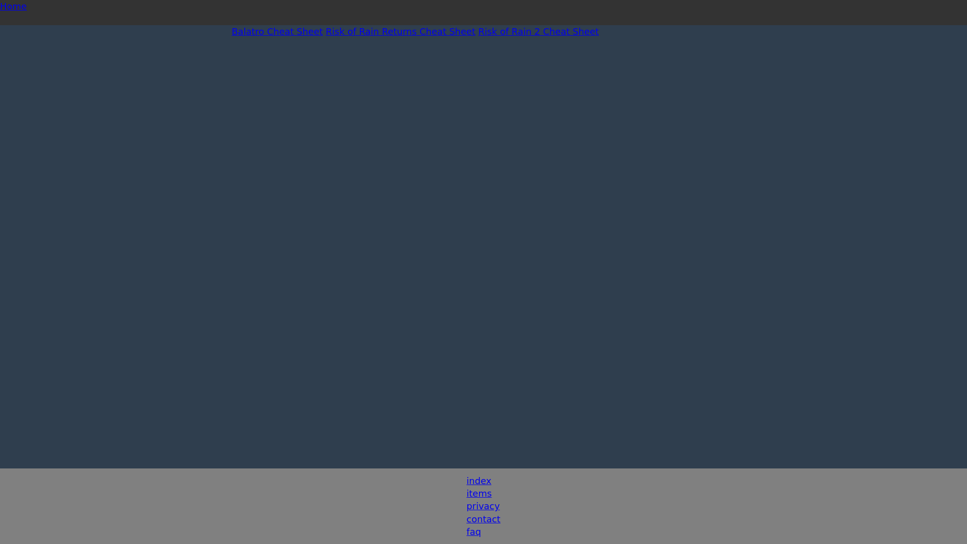 website screenshot of https://tiereditems.pages.dev/