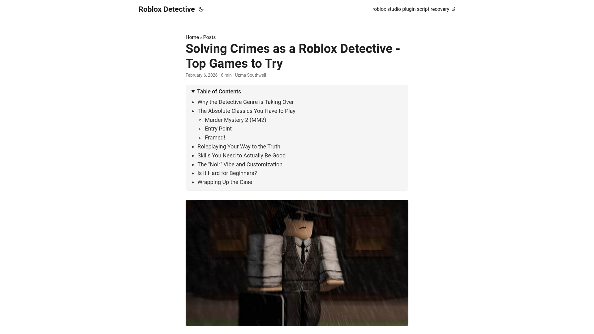 website screenshot of https://roblox-detective.pages.dev/