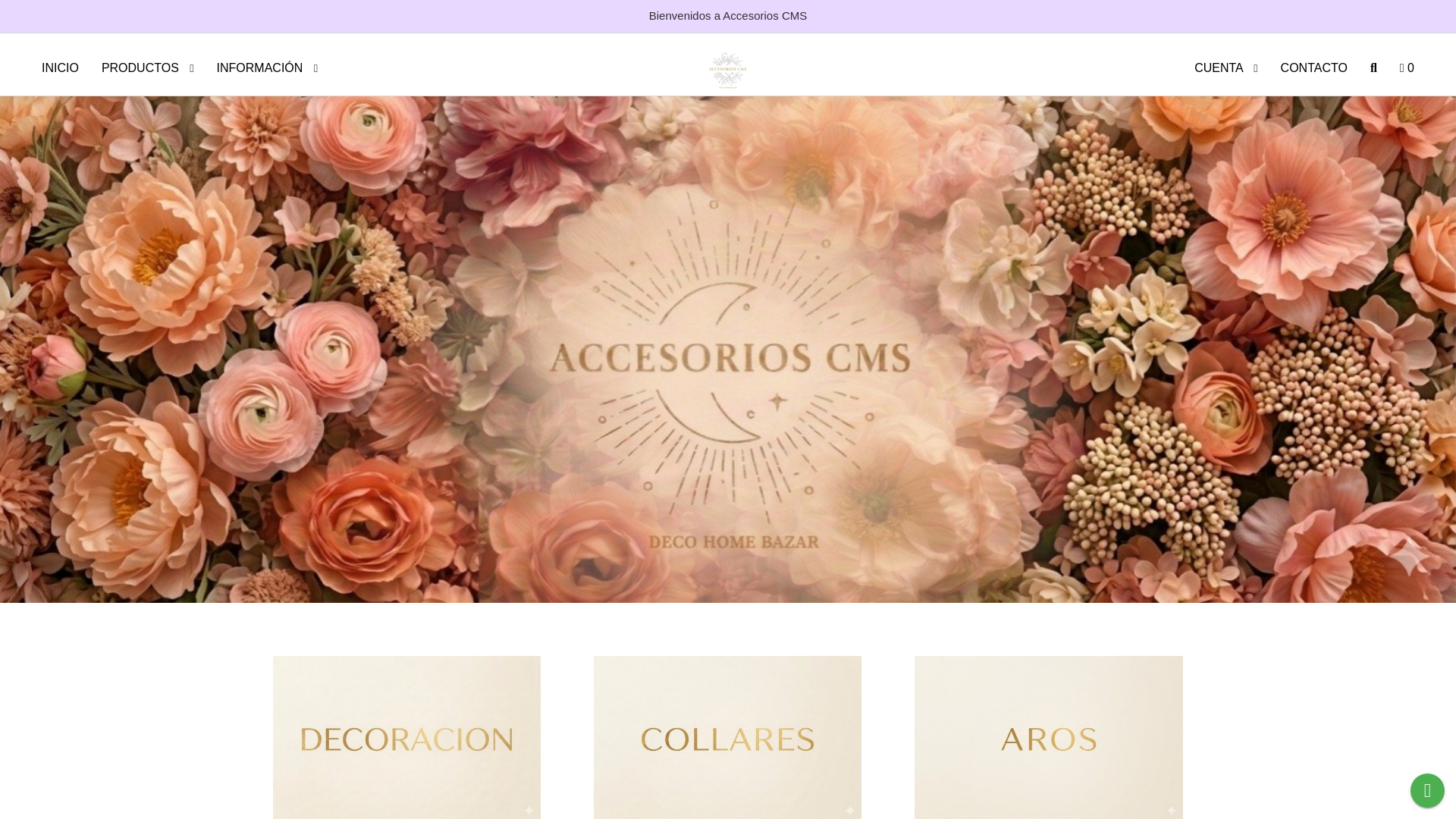 website screenshot of https://accesorioscms.com.ar/