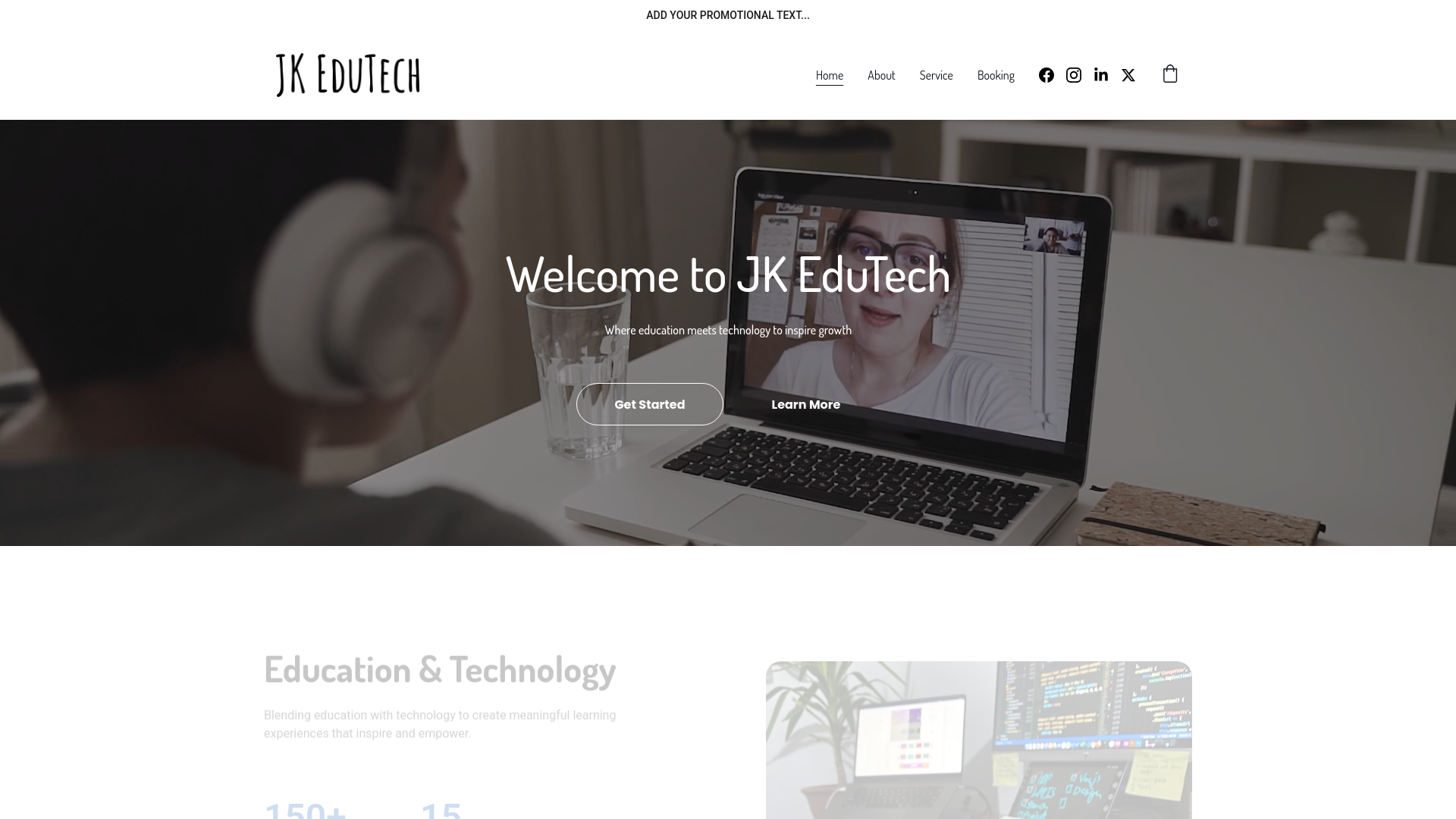 website screenshot of https://jaykim.tech/