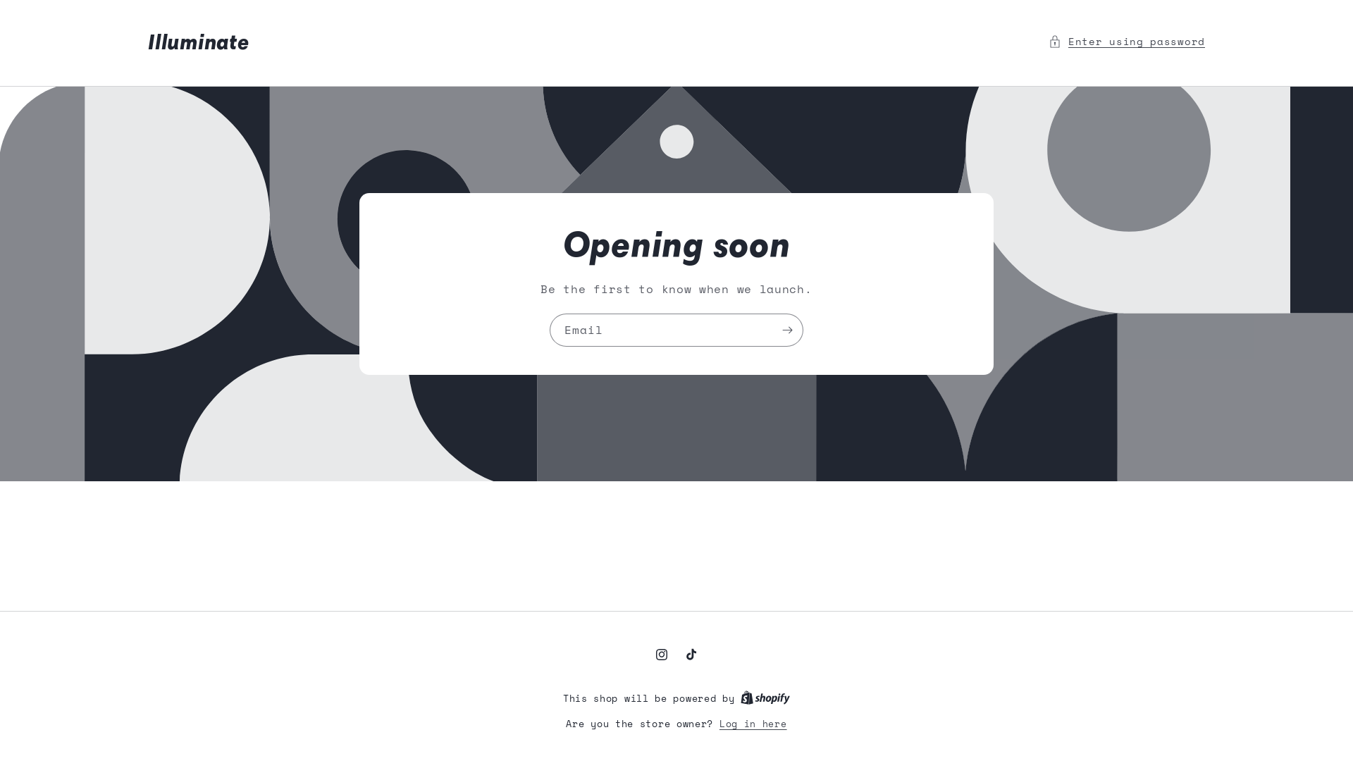 website screenshot of https://illuminate.com.im/
