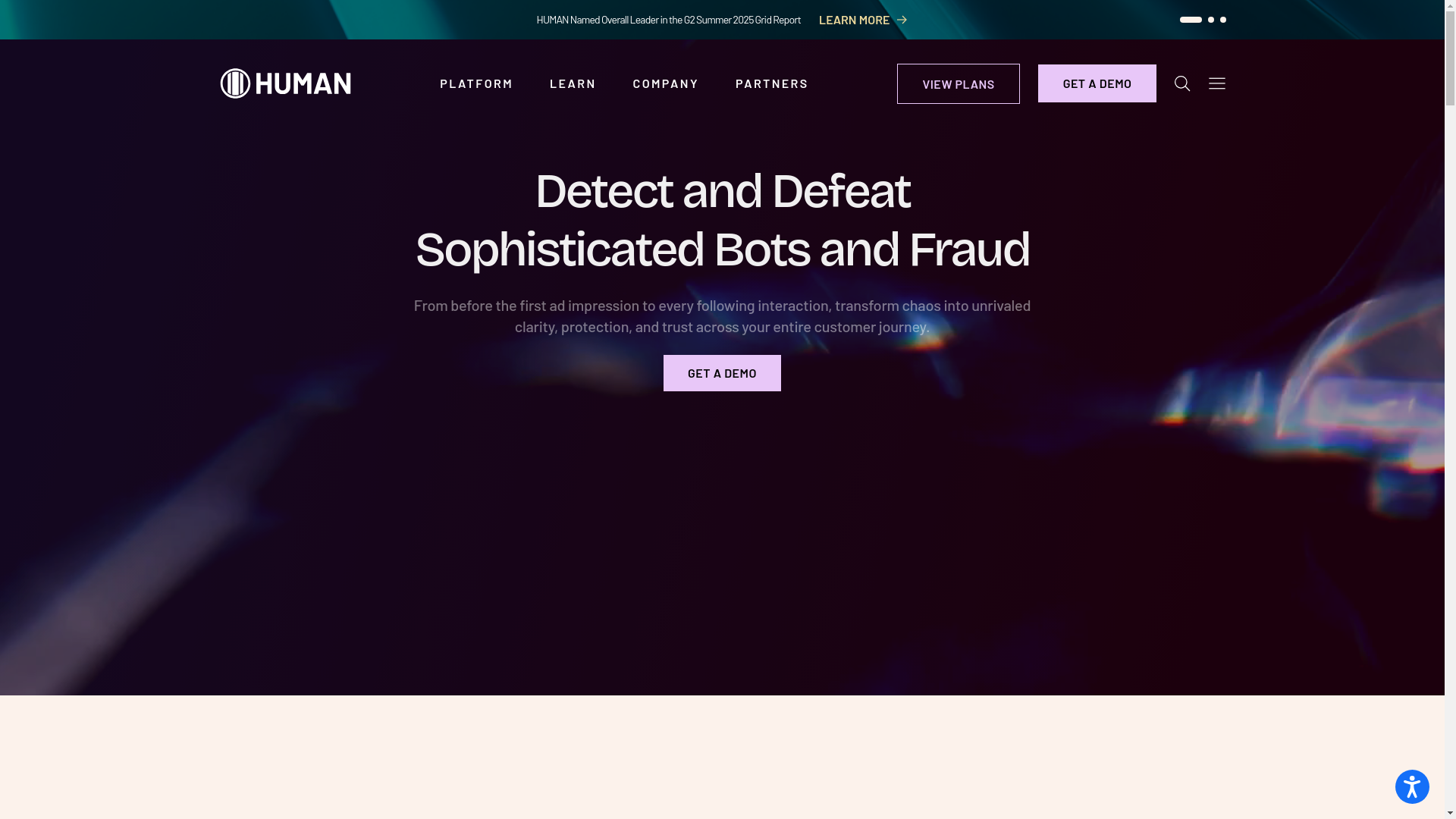 website screenshot of https://www.perimeterx.com/