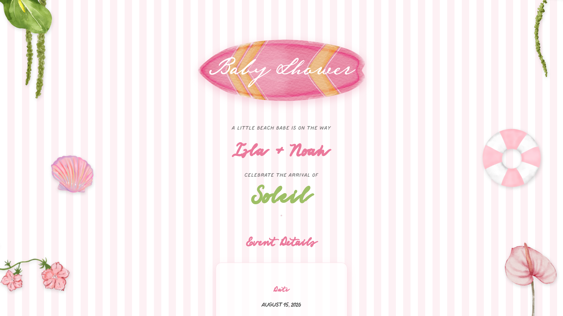 website screenshot of https://babyonboard-demo.pages.dev/