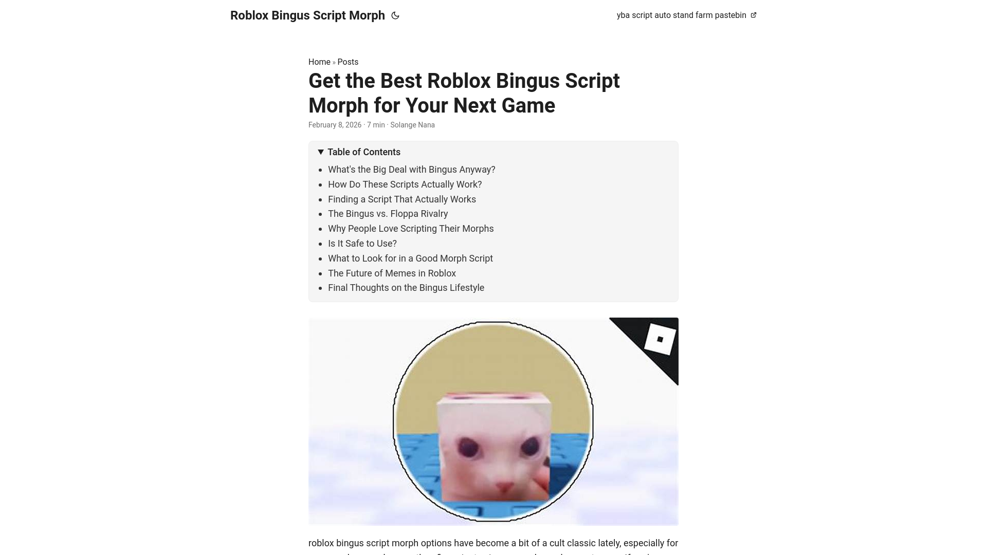 website screenshot of https://robloxbingusscriptmorph.pages.dev/