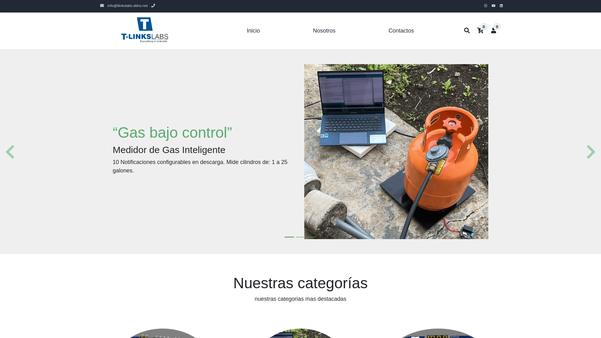 website screenshot of https://tlinkslabs.com/