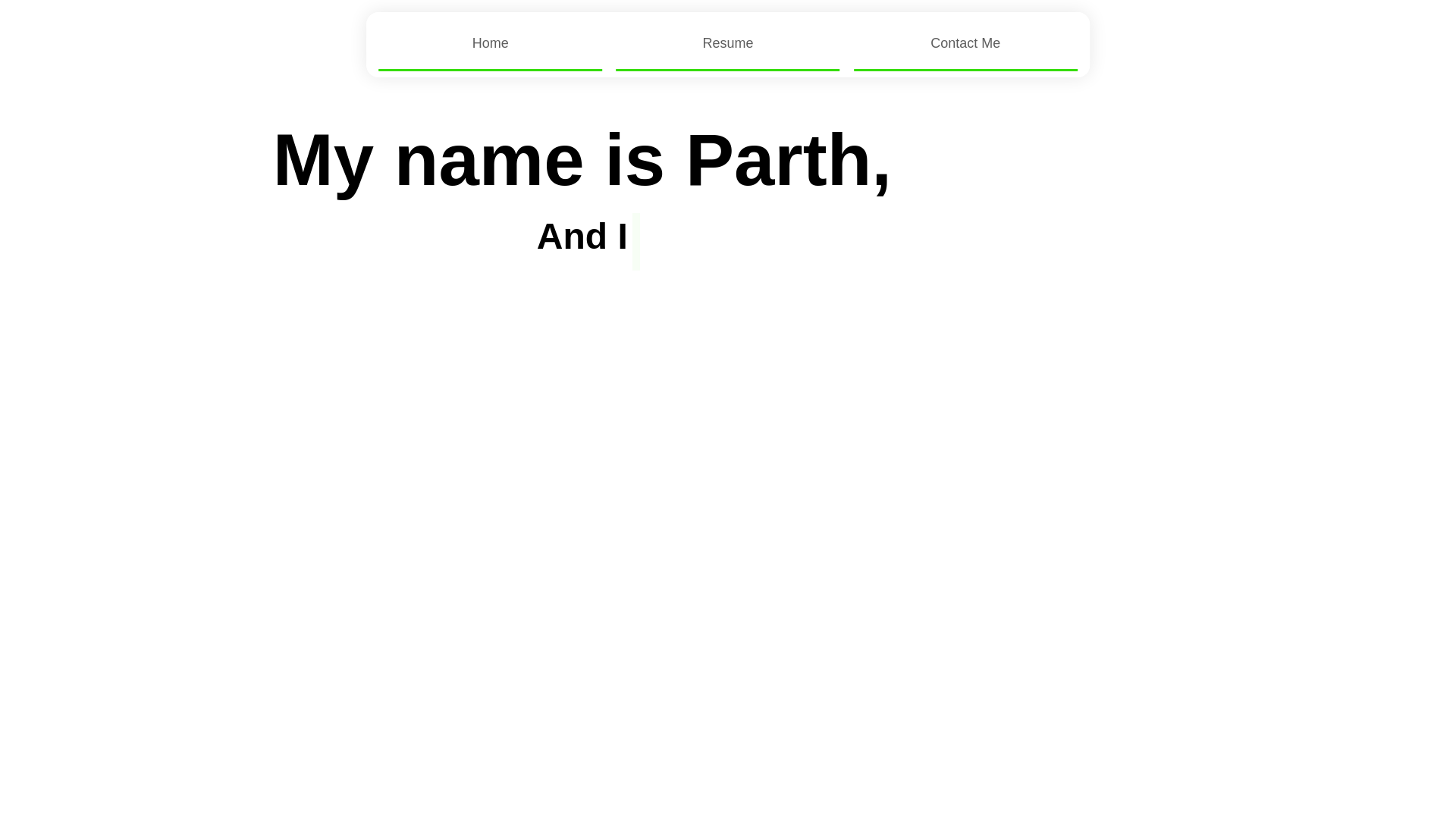 website screenshot of https://parthparmar-dev-website.pages.dev/