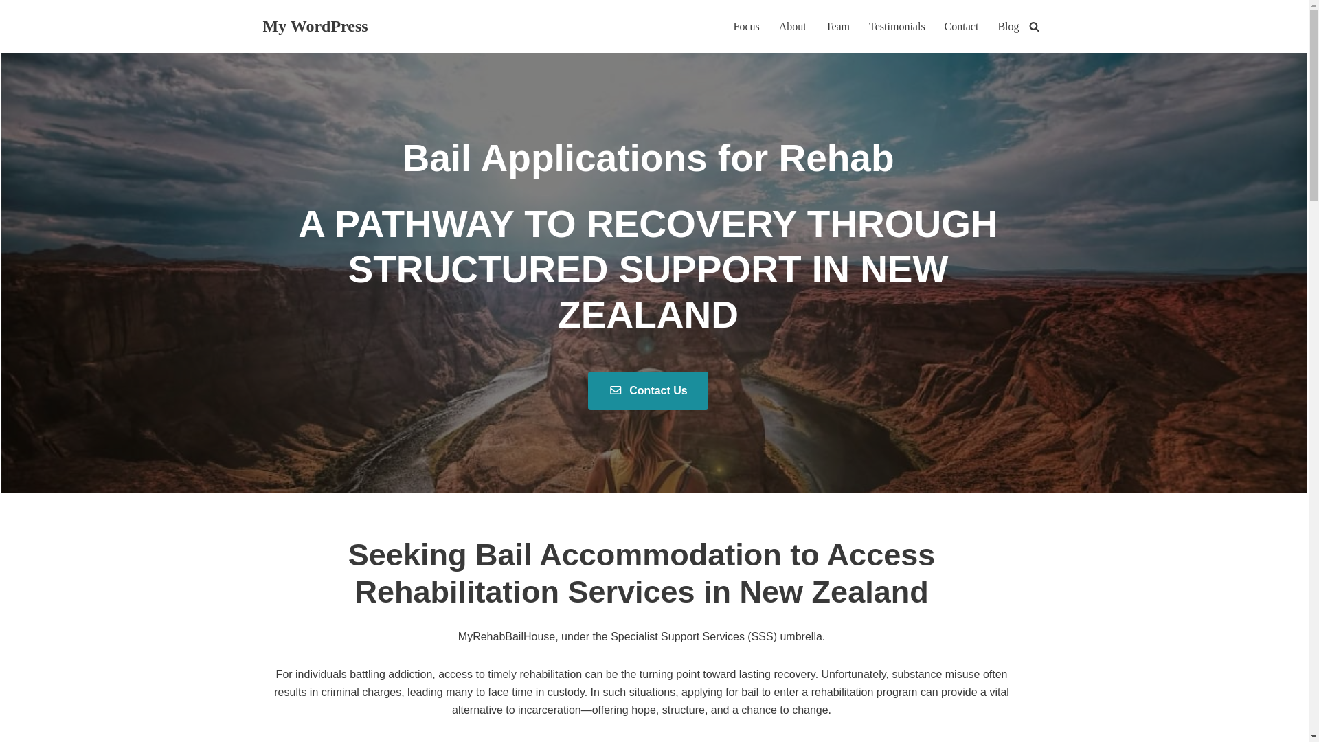 website screenshot of https://myrehab.net.nz/