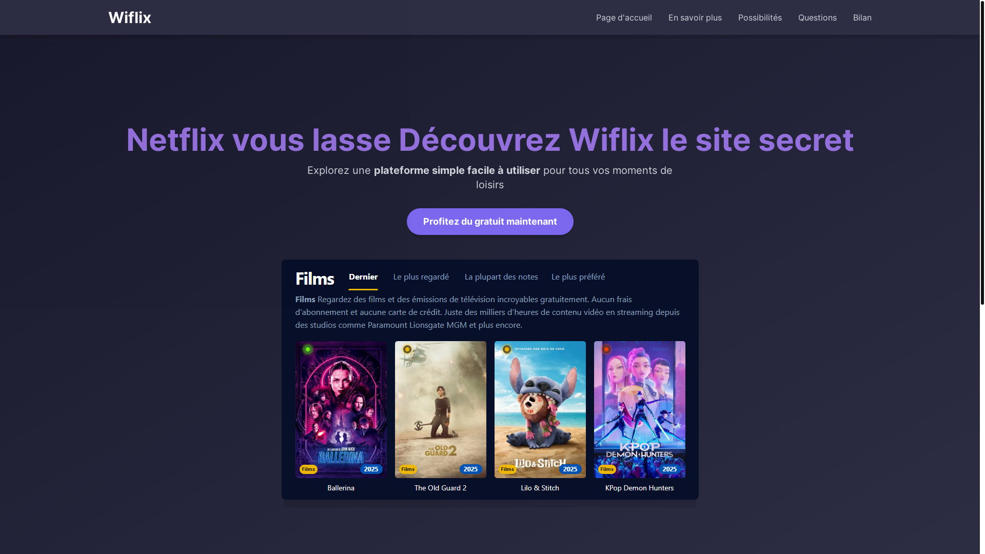 website screenshot of https://wiflix-hxas.pages.dev/