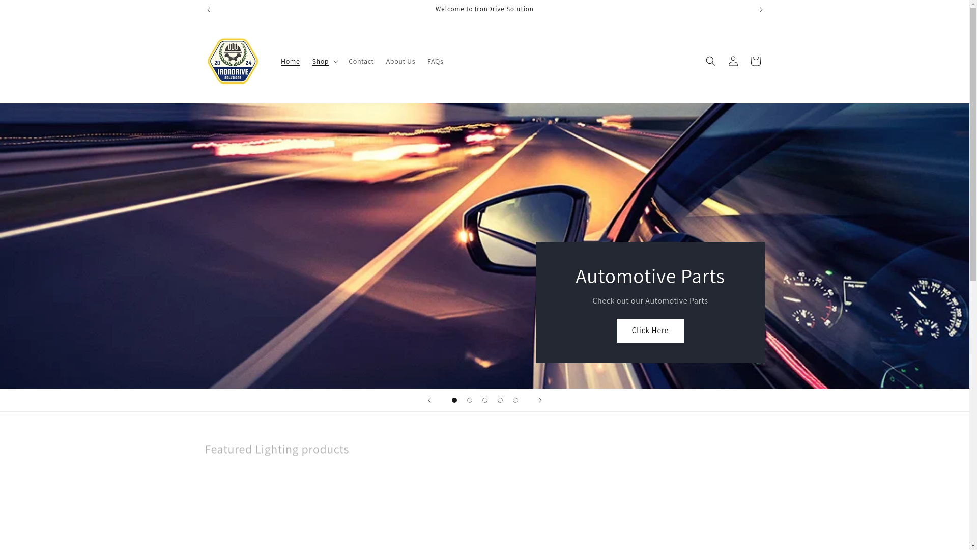 website screenshot of https://irondrivesolutions.com/