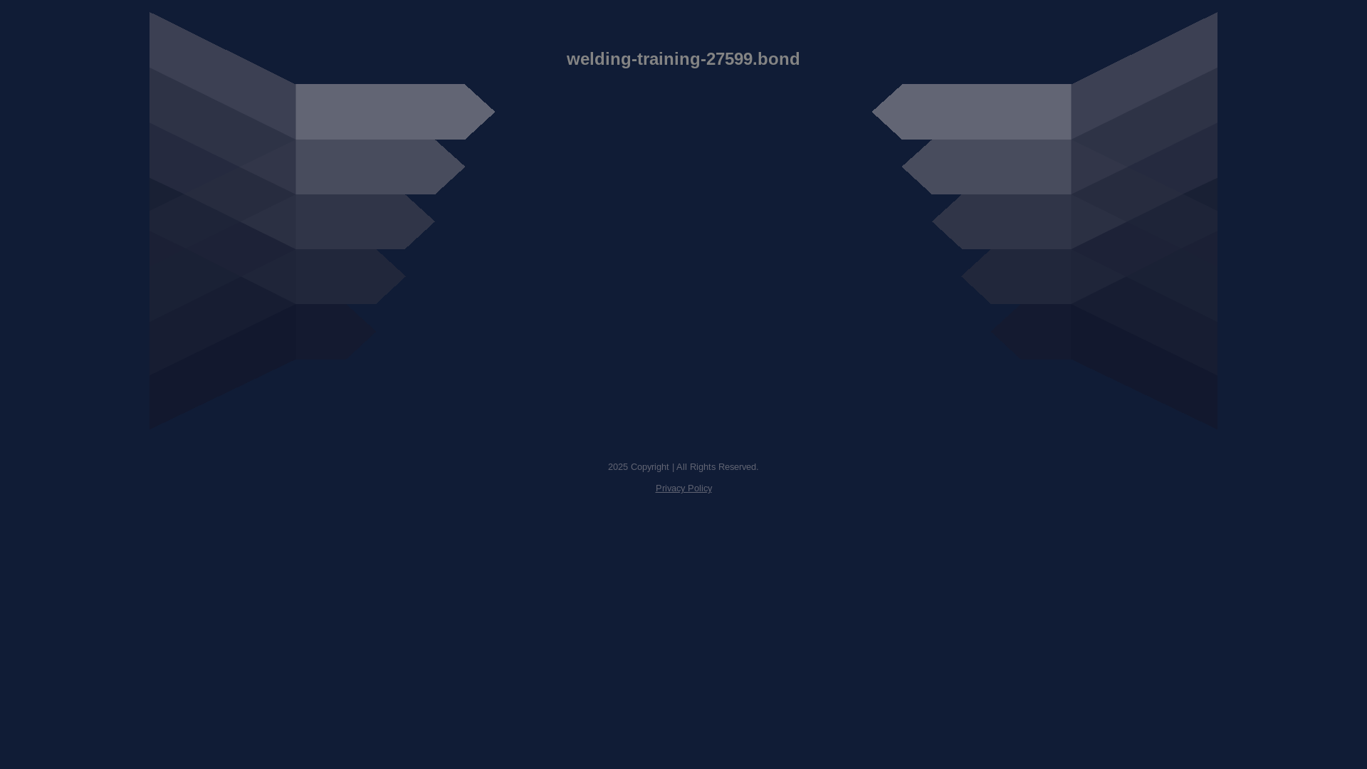 website screenshot of https://welding-training-27599.bond/