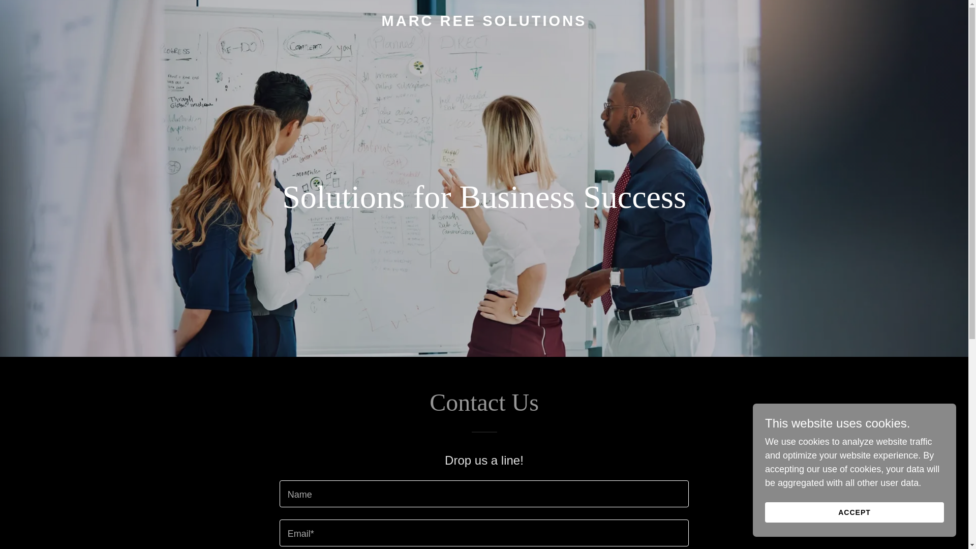 website screenshot of https://marcreesolutions.com/