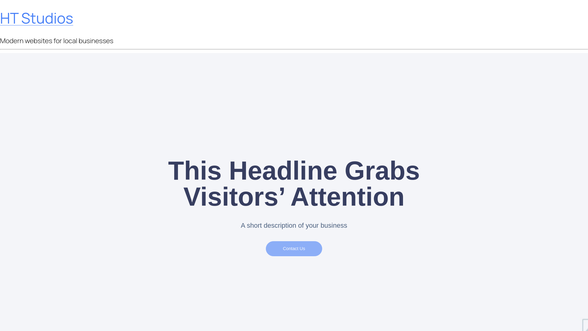 website screenshot of https://htstudios.ca/