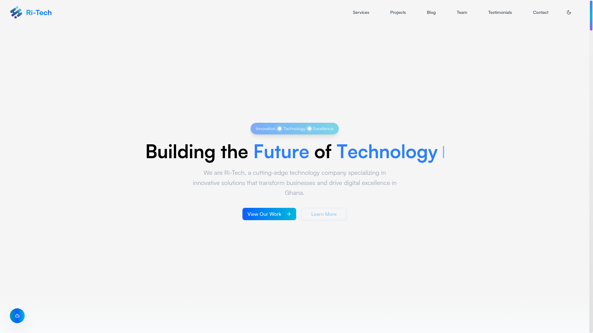 website screenshot of https://ri-tech.tech/