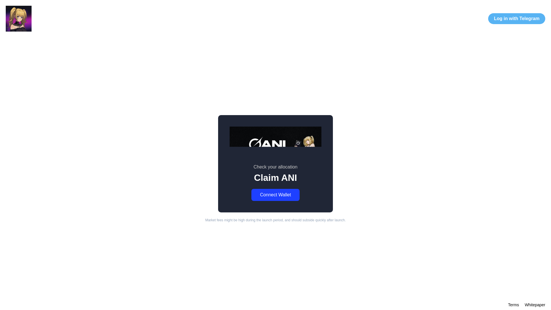 website screenshot of https://events-ani.live/
