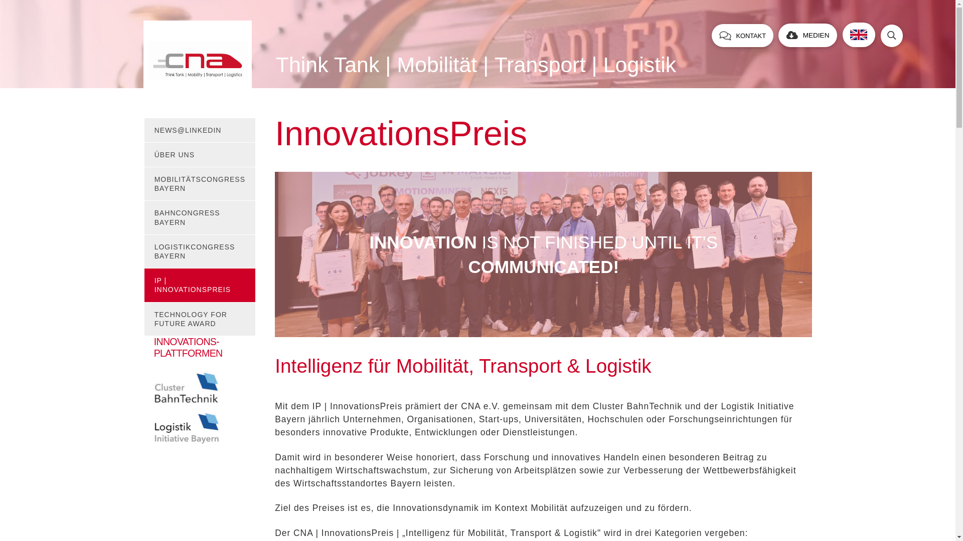 website screenshot of https://cna-ip.de/