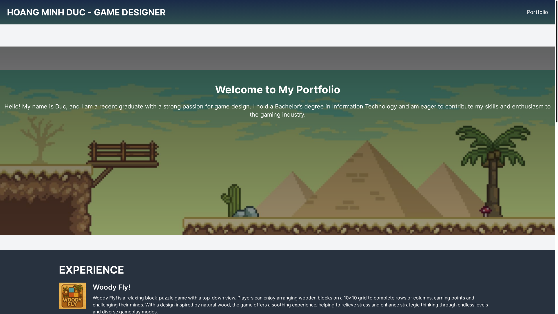 website screenshot of https://hoangminhduc.info.vn/