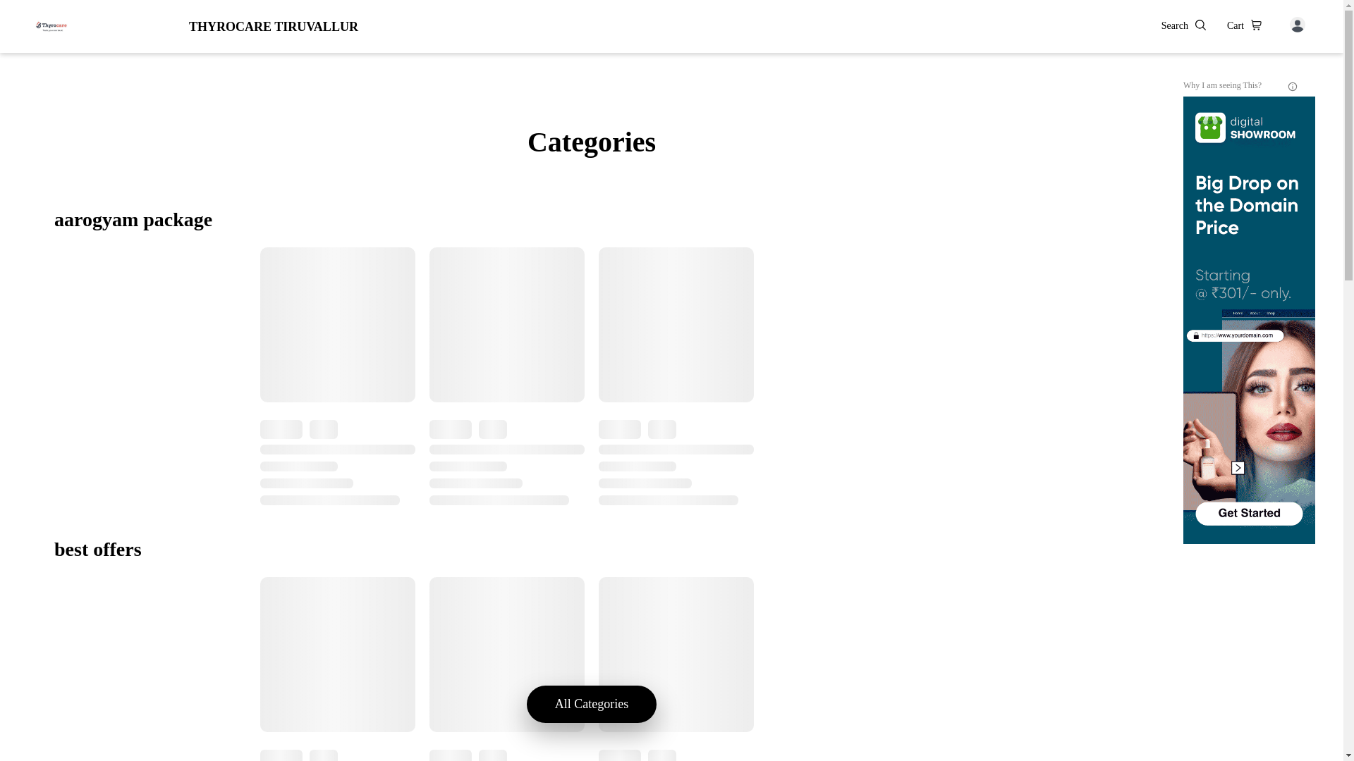 website screenshot of https://thyrocaretiruvallur.link/