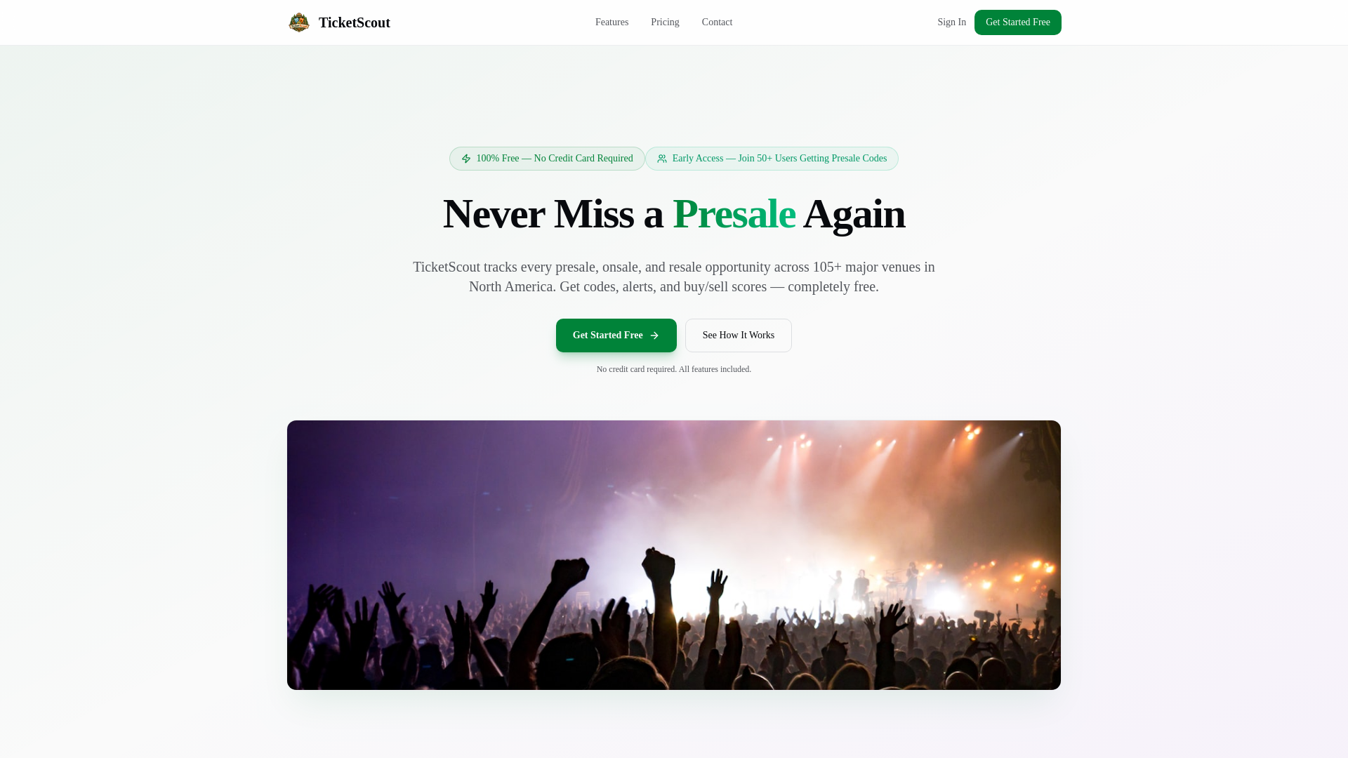 website screenshot of https://ticketscout.ca/
