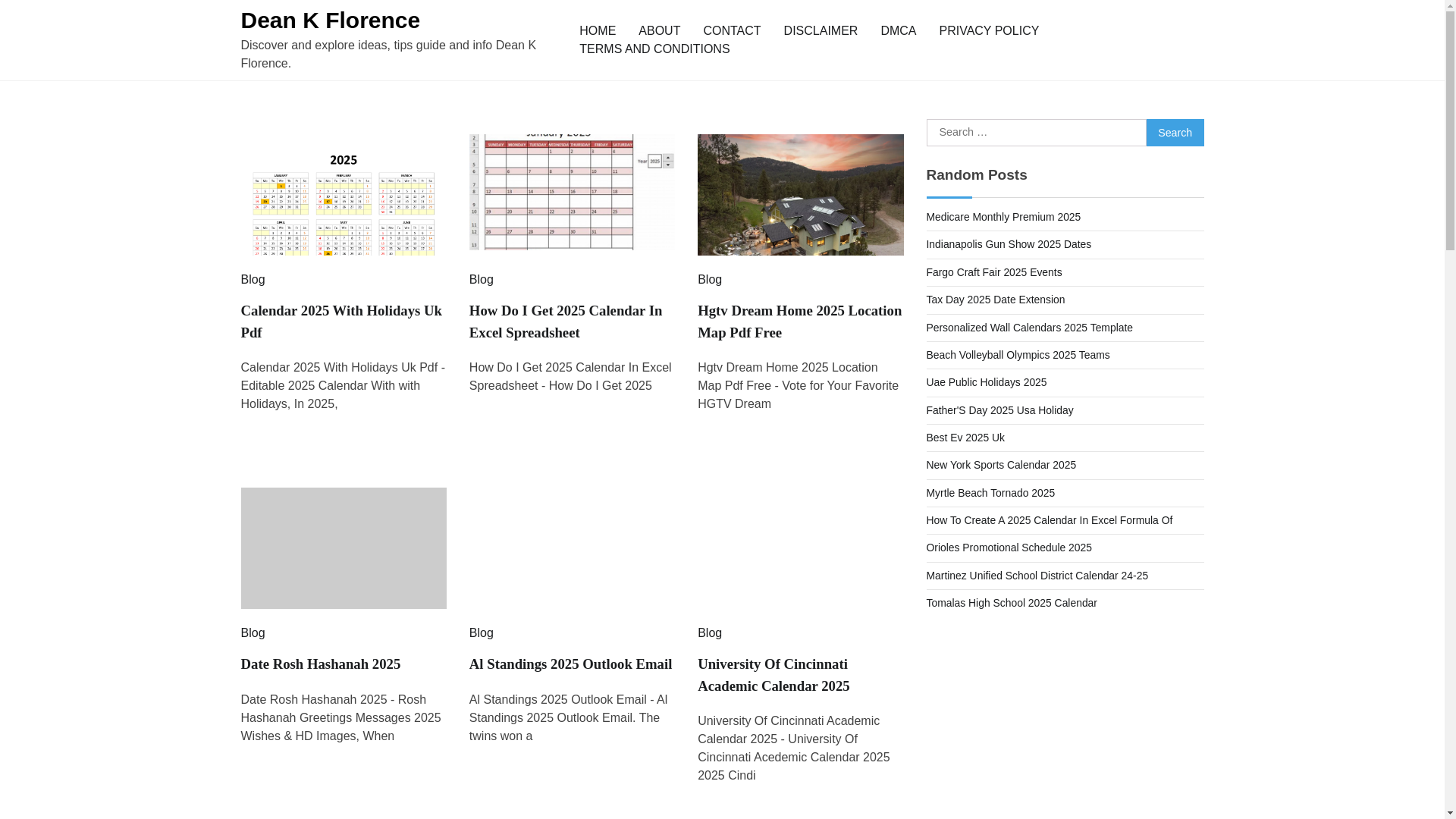 website screenshot of https://deankflorence.pages.dev/