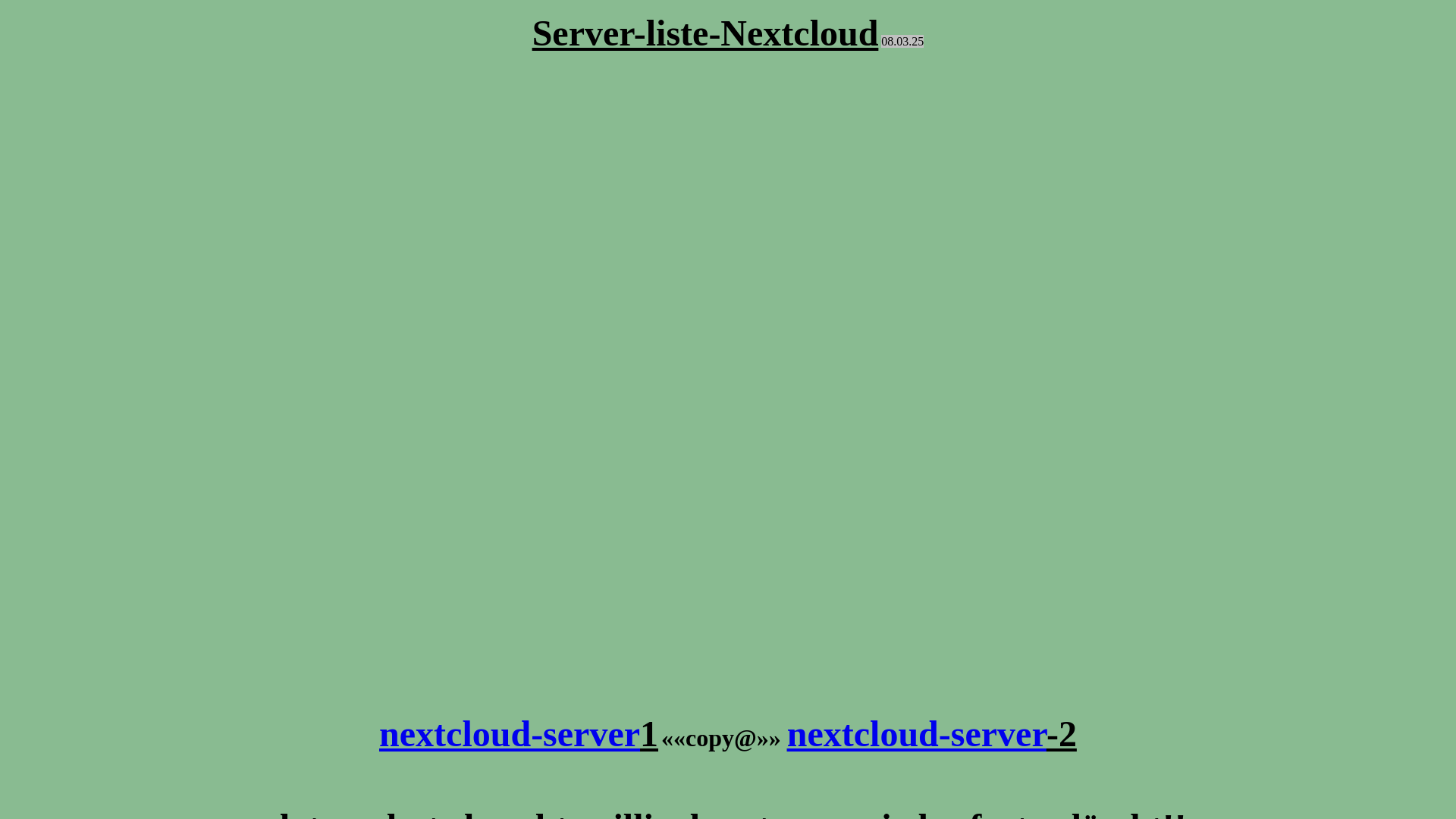 website screenshot of https://webfree-cloud.de/