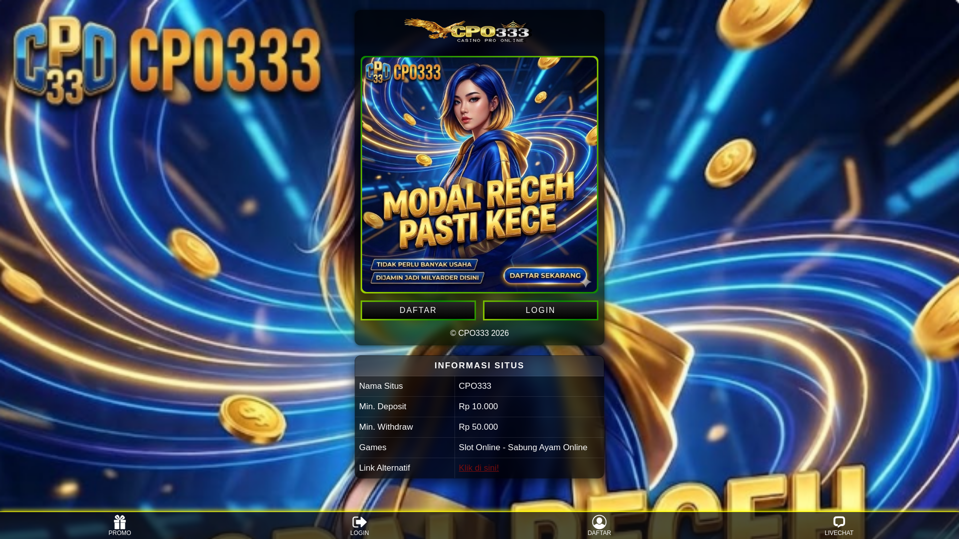 website screenshot of https://cpo-lifestylebean.pages.dev/