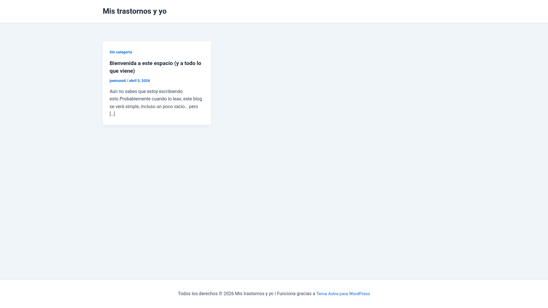 website screenshot of https://mistrastornosyyo.com