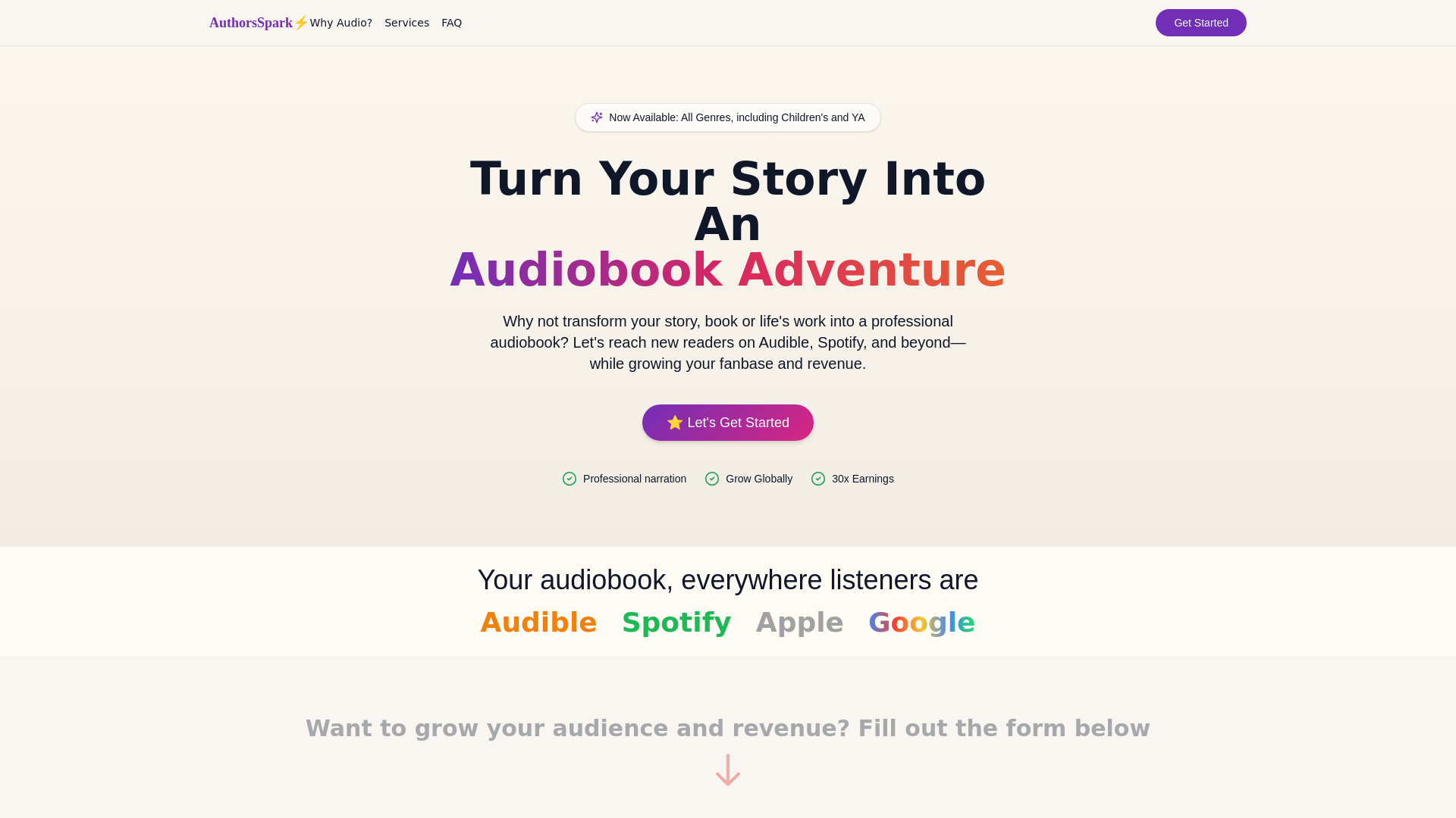 website screenshot of https://tale-treasures-found.pages.dev/