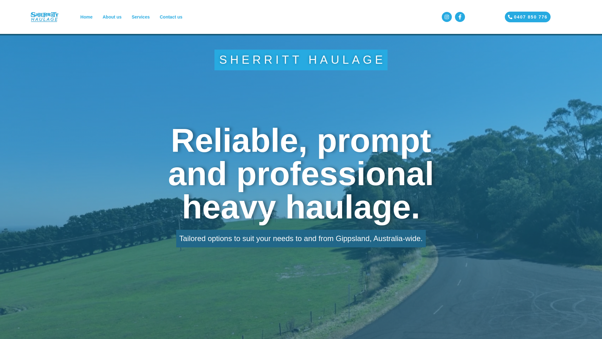 website screenshot of https://sherritthaulage.online