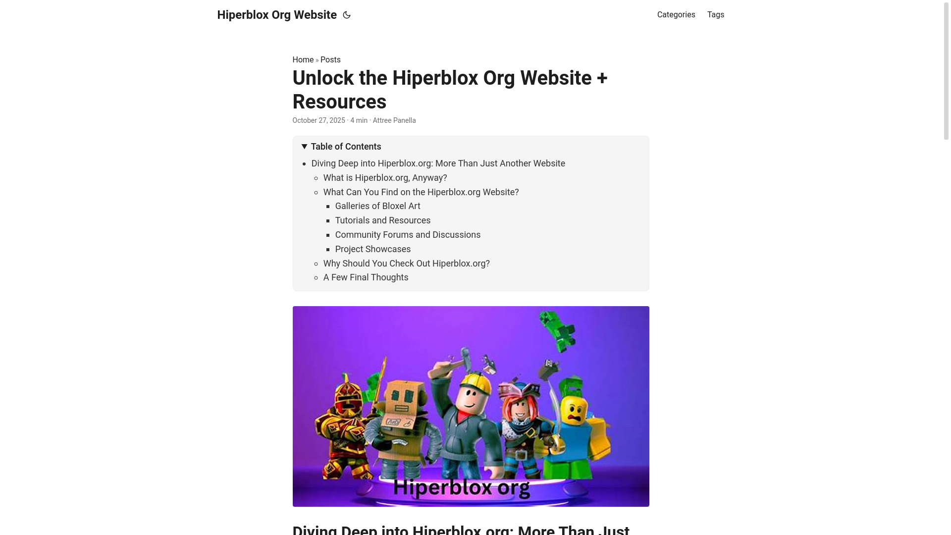 website screenshot of https://hiperblox-org-website.pages.dev/