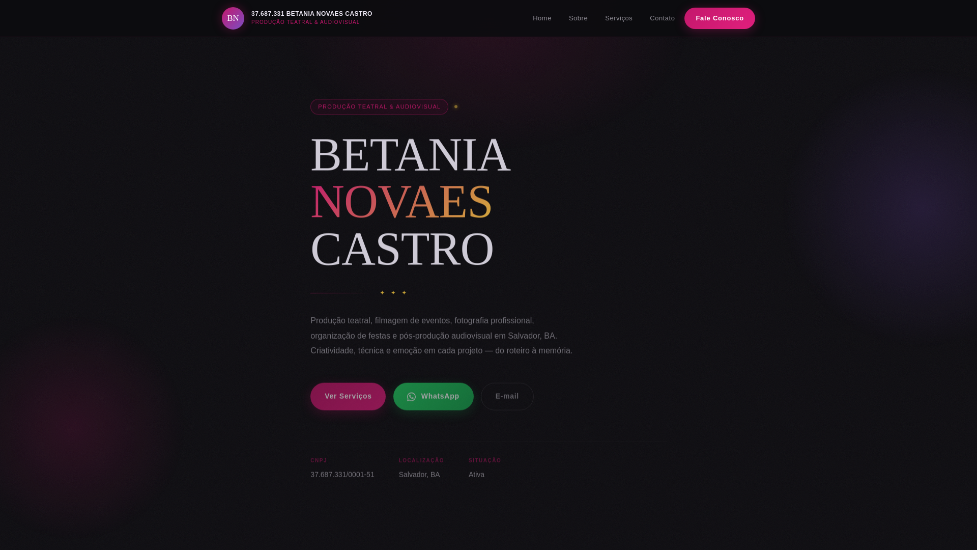 website screenshot of https://betanianovaescastro.click